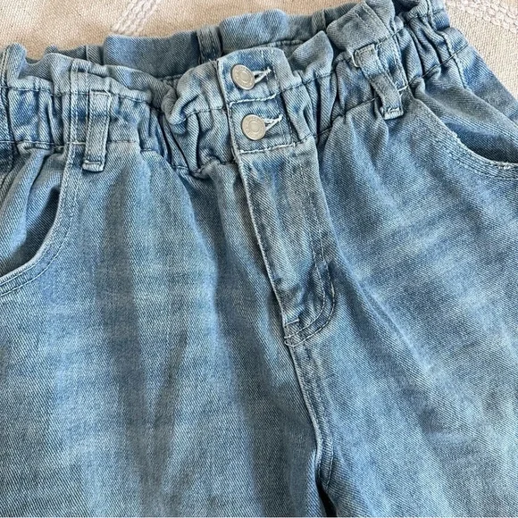 PacSun Paperbag Iris Blue Mom Jeans Women's Jeans 25 - Picture 3 of 7